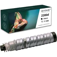 Evoke Ricoh 885266 zwarte inktcartridge , 11000 pagina's , 2220d , compatibel met 1022 2022 3025 3030 MP 2510 MP 3010 MP 2550 MP 3350 MP 2852 DSM 627
