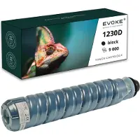 Evoke Printer cartridge Ricoh 885094 / 842015 zwart , 9000 pagina's , 1230d , compatibel met 2018 2020 2020 1600 2000 DSM 615 DSM 618 LD 115 IS 2220 MP 1600 MP 2000