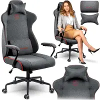 Sofotel Werona Stream Pro Gamestoel - Ergonomische Bureaustoel - Grijs/Rood