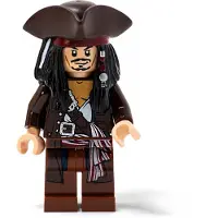 LEGO : Kapitein Jack Sparrow met driekhoekige hoed