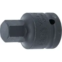 Bgs Kraft-Bit-Einsatz Länge 55 mm Antrieb Innenvierkant 20 mm (3/4") Innensechskant 19 mm