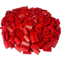 LEGO 2x4 dakpannen, dakrood - 3037, NIEUW! Aantal: 50x