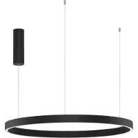 Lyora Zwarte hanglamp Elowen design Ø 80cm