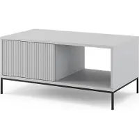 Vicco Eliza Salontafel – 90 x 50 cm Grijs