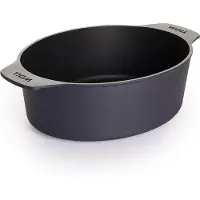 Woll – Diamond Lite braadpan, 27x22 cm, 3,0 liter, met glazen deksel en siliconen handgrepen