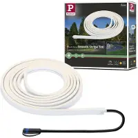 Paulmann Plug & Shine Smooth LED strip 3.000K 5 m Smooth, dimbaar, wit / opaal, Kunststof, Modern