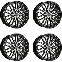 Oxigin 4 velgen, type 19 Oxspoke, maat 8.5x18 ET35, 5x112, geschikt voor Mercedes A-klasse, B-klasse, C-coupé, C-klasse, CLA, CLK, E-klasse, GLA