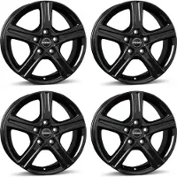 BORBET 4 velgen, model CWD, 7.0x17 inch, ET46, 5x108 steekmaat, geschikt voor Fiat eUlysse, Scudo, Ulysse. Alufelgen