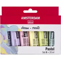Amsterdam Standard Series acrylverf pastel set | 6 x 20 ml