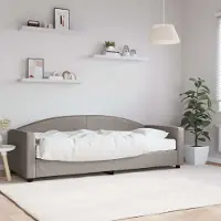 Prolenta Maison Exclusive - Dagbed met matras, taupekleurig, 80x200 cm, stof