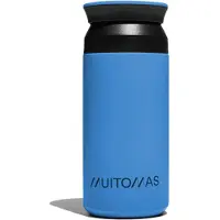 Muitomas Thermofles - Dubbel geïsoleerde voering - 350ml – 12 uur warm of 24 uur koude dranken - Blauw