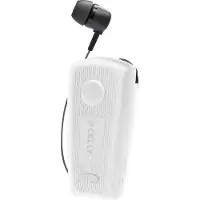 Celly BHCLIP, Kabel, 20 - 20000 Hz, Gesprekken / muziek / sport / vrijetijd, 30 g, Koptelefoon met microfoon, Wit