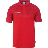 Uhlsport Progressive 28 Short Sleeve Polo Rood XL Man