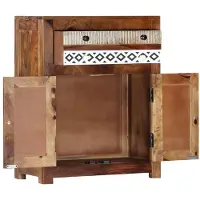 Syfax Bijzetkast 60x30x75 cm massief acaciahout