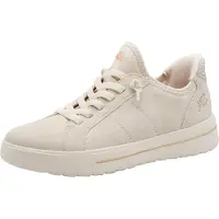 Jana Sportieve veterschoen 'Tamaris Schnür-Sneaker' beige