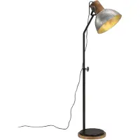 Syfax Vloerlamp 25 W E27 30x30x100-150 cm vintage zilverkleurig