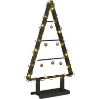 Syfax Metalen kerstboom met standaard Zwart 60 cm Staal