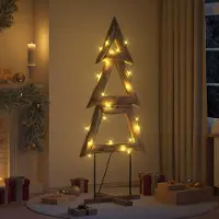 Prolenta Maison Exclusive - Kerstboom, bruin, 181 cm, massief teak hout