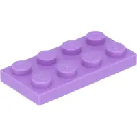 LEGO 50 stuks 3020 Platen, 2x4, Basisdeel, Mediumlila