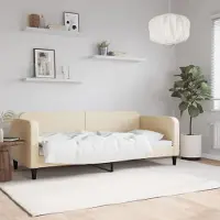 Prolenta Maison Exclusive - Dagbed, crème kleur, 80x200 cm, gestoffeerd