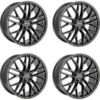 CARMANI 4 velgen, model 20 Ludwig, 7.5x17 inch, ET35, 5x112 boutgaten, geschikt voor Cupra Ateca, Formentor en Leon