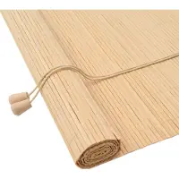vidaXL Rolgordijn Natuur 60 x 220 cm Bamboe