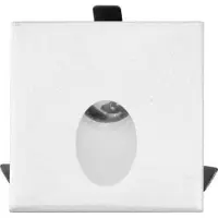 Beneito Faure Luky - LED inbouwstapslamp - 2W, 3200K warm wit licht, 65° - Witte, vierkante inbouwspot