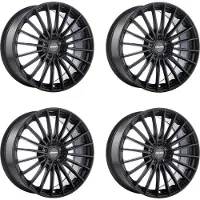 CARMANI 4 velgen, model 24 Karl, 8.0x19 inch, ET43, 5x112 boutgaten, geschikt voor Audi A4, A6 en Q5