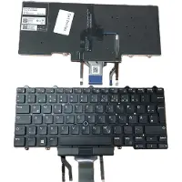 T-ProTek DUITSE - Toetsenbord met TrackPoint, verlicht, compatibel voor DELL Latitude 14 (E5450-9853)