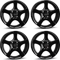 BORBET 4 velgen, model F, 6.5x16 inch, ET38, 4x100 steek, geschikt voor MCC Smart Forfour Fortwo. Alufelgen