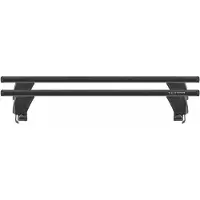 Menabo Delta Black | Dakkofferdrager voor Kia - Stonic 2017+ - Aluminium - Lengte 137 cm - Draagvermogen 50 kg - 2 stuks