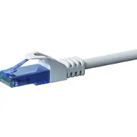 Dsit UTP CAT6a patchkabel - 30 meter wit - 100% koper - netwerkkabel - internetkabel - UTP kabel - RJ45 - 10000 mbit/s
