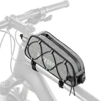 RockBros Fietsframezak, bovenbuis tas, waterafstotend, 0,7 liter, grijs