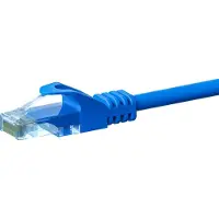 Danicom CAT5e netwerkkabel, U/UTP, 10 meter, blauw, 100% koper
