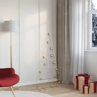 Prolenta Maison Exclusive - Metalen kerstboom, goud, 150 cm. Gemaakt van staal met een poedercoating