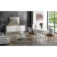 AEA Esszimmer Set Garnitur Tisch 6x Stühle Design Modern Möbel Luxus Sideboard