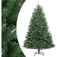 Prolenta Maison Exclusive - Kunstkerstboom, inklapbaar met standaard, groen, 240 cm