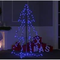 The Living Store De Living Store kerstboom, kegelvormig, met 160 LED-lampjes, geschikt voor binnen en buiten, afmetingen 78x120 cm