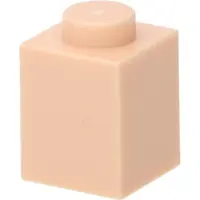 LEGO 25 stuks Stein 1x1, lichtbruin (hellnougat)