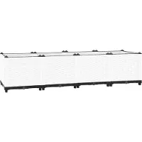 Prolenta Maison Exclusive - Verhoogde plantenbak, 160 x 40 x 38 cm, polypropyleen
