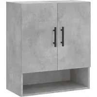 Syfax Wandkast 60x31x70 cm bewerkt hout betongrijs