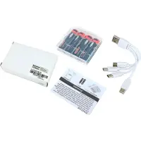 PowerSmart 4x USB, 4000 mAh, oplaadbare AA Li-ion batterij, Type C Li-ion batterijcellen, 1,5 Volt