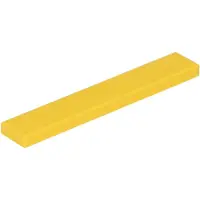 LEGO 1x6 tegels 6636 - 50 stuks, geel