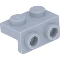 LEGO : 20 x platte steen, lichtgrijs, 1x2 / 1x2