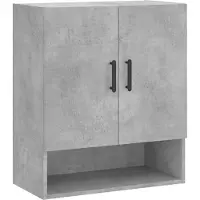 Syfax Wandkast 60x31x70 cm bewerkt hout betongrijs