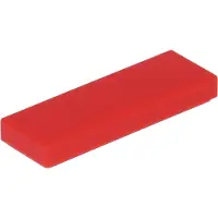 LEGO 1x3 tegels 63864 - 50 stuks, rood