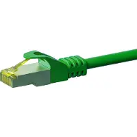 Dsit RJ45 netwerkkabel S/FTP (PiMF), met CAT 7 kabel, groen, 1,50 meter