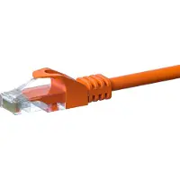 Dsit UTP CAT5e patchkabel - 20 meter oranje - 100% koper - netwerkkabel - internetkabel - UTP kabel - RJ45 - 1000 mbit/s