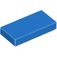 LEGO 1x2 tegels 3069 - 250 stuks, blauw