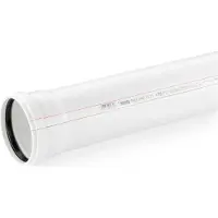 Rehau RAUPIANO PLUS Afvoerpijp DN 50, bouwlengte 150 mm, 11200941005